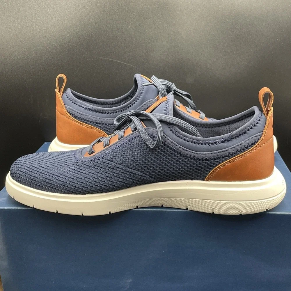 Cole Haan Grand+ Versiq Mens Size 9.5 Athletic Sneakers Navy Blue Shoes C43837